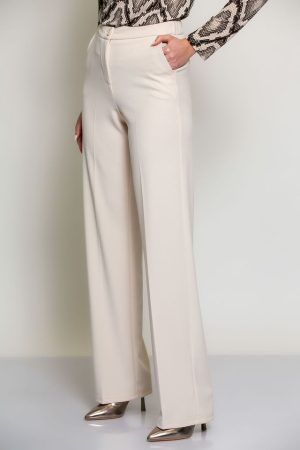 Basis stretch bredere broek