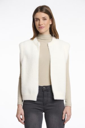 Pluche vestje zonder mouwen