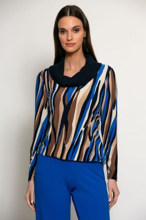 T-shirt / Rolkraag met print