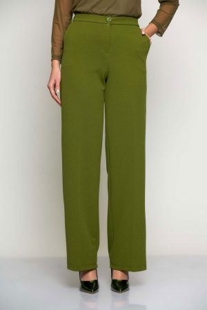 Basis stretch bredere broek