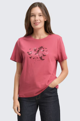 Katoenen t-shirt met print