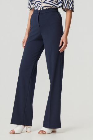 Basis stretch bredere broek