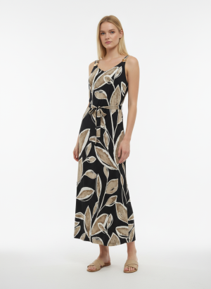 Lang kleed met print