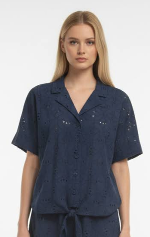 Leuk bloesje met broderie