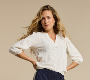 Top ajour - Broderie T-shirt