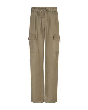 Colette Cargo Shine - Glanzende broek met zakken