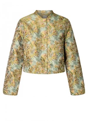 Iselin - Bomber vestje met printje