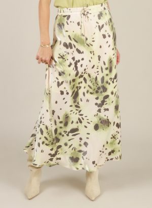 Isha - Langere rok met print