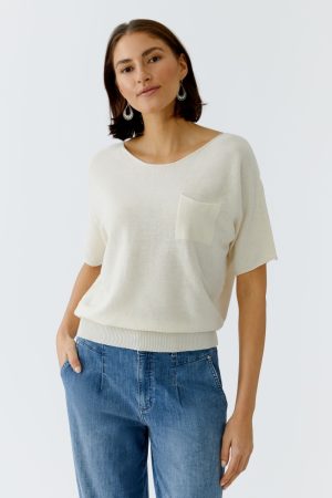 Fijn pulletje met korte mouwen