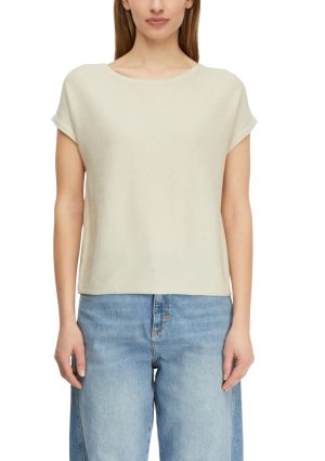 Fijne t-shirt pull met lurex