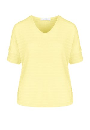 T-shirt pulletje met reliëf