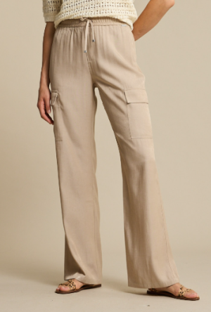 Colette Cargo Shine - Glanzende broek met zakken