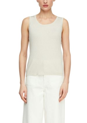 Gebreid topje met lurex