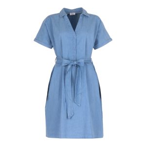 Jeanskleed met riempje