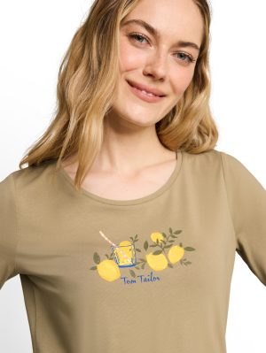 T-shirt met citroenen