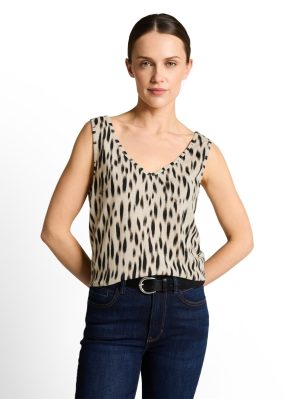Top met print