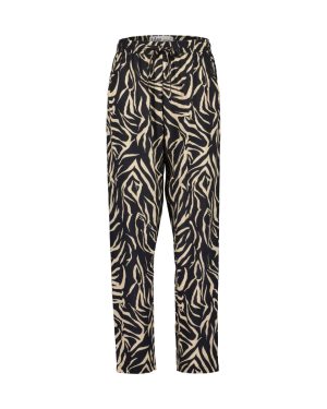 Viscose broek met print