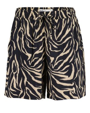 Viscose short met print
