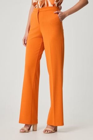 Basis stretch bredere broek