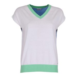 Fijne pull met korte mouwen