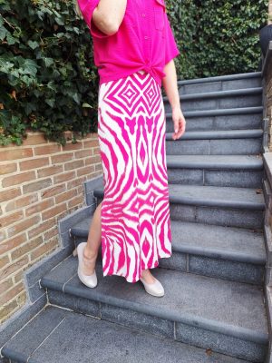 Lange rok met print