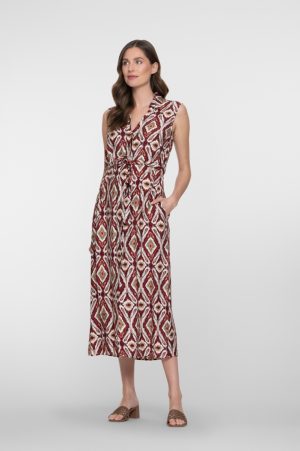Lang kleed met print