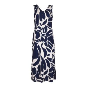 Lang kleed met print
