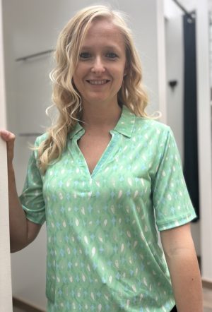 Polo t-shirt op rekkertje met print