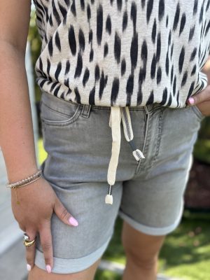 Stretch jeansshort