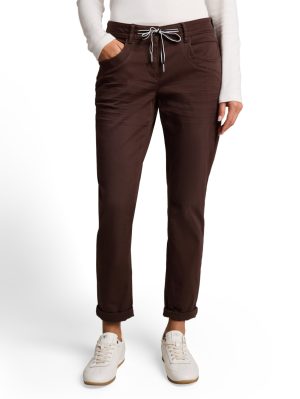 Stretch broek met koortje