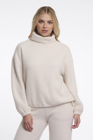 Bellar - Chenille pull met kraagje