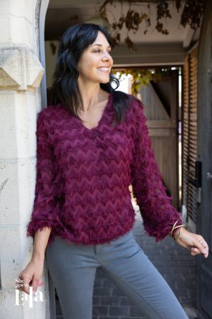 Blouse met franjes