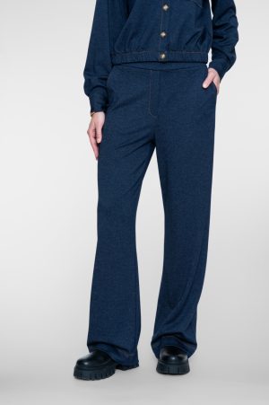 Geisha - Jeanslook broek op elastische boord