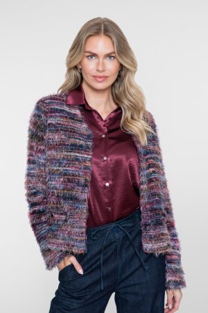 Geisha - Pluche gilet vestje