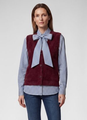 Pluche gilet zonder mouwen