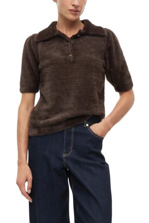 Pluche polo pull