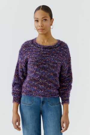 Pluche pull met kleurtjes