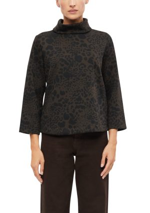 Pull met kraagje en print