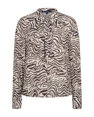 Red Button - Blouse zebra