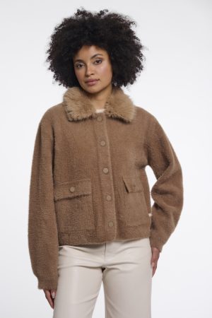 Rino & Pelle - Nia - Pluche gilet vestje