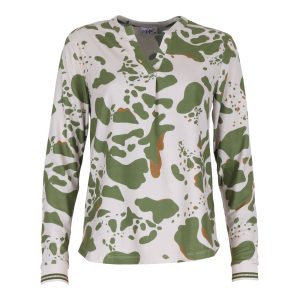 T-shirt op stropje met print