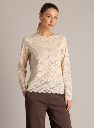 Yest - Diletta - Kanten t-shirt