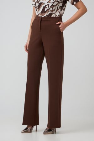 Basis stretch bredere broek