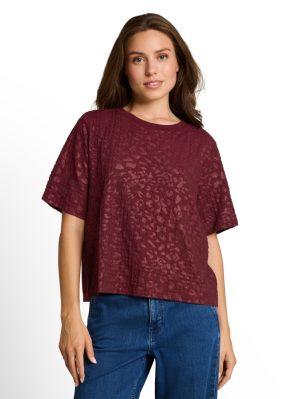 Losse t-shirt fabric mix