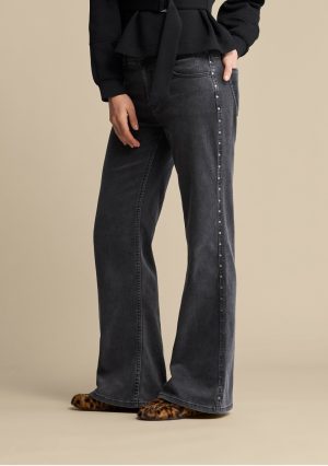Red Button - Brielle & studs black used jeans