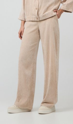 Velouren broek op rekker