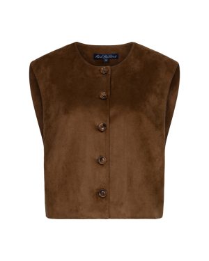 Red Button - Waistcoat suedine vestje