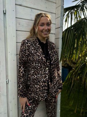 Blazer met dierenprint