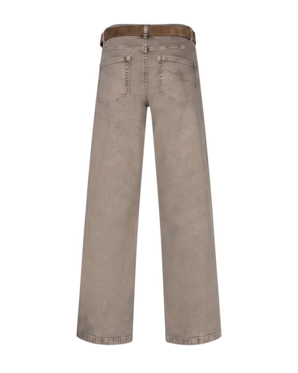 Colette & belt washed twill color pants L33
