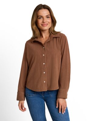 Corduroy vest/bloesje